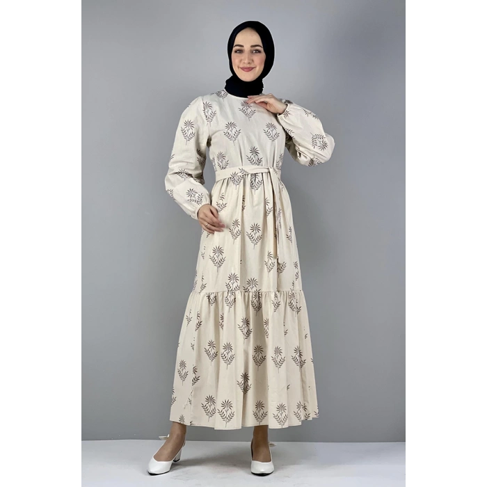 Moda Çizgi Tesettür Elbise