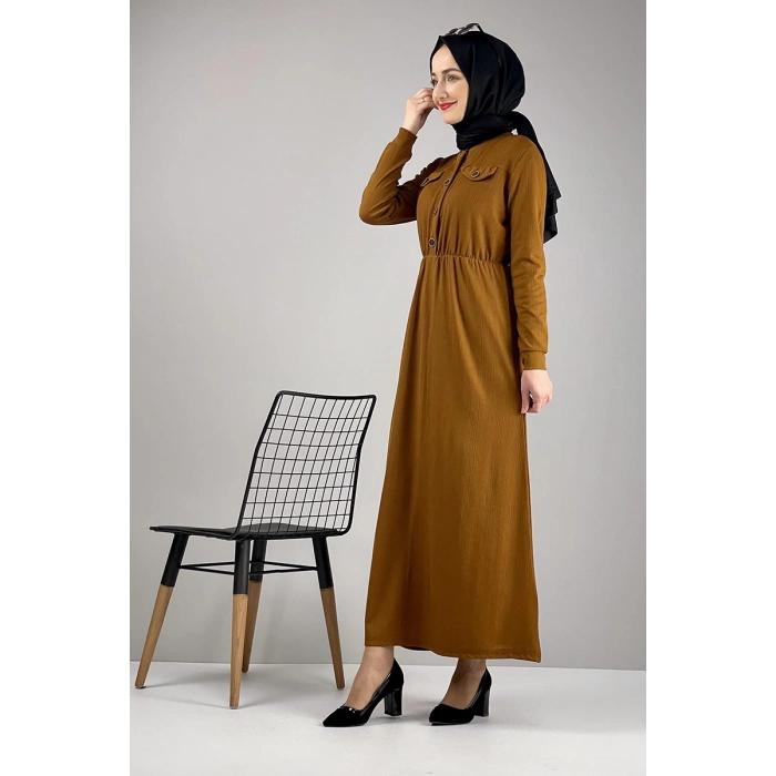 Moda Çizgi Tesettür Elbise