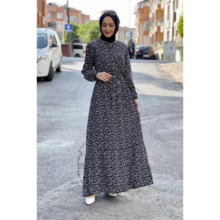 Moda Çizgi Tesettür Elbise