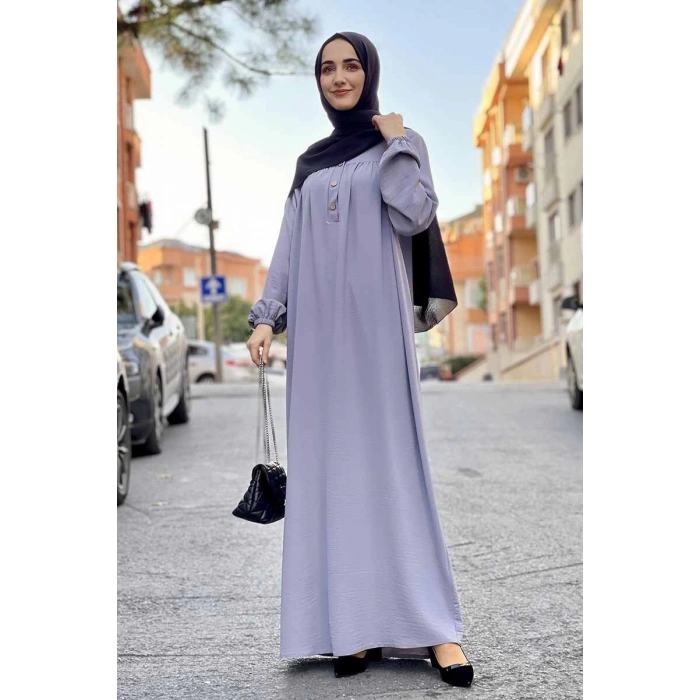 Moda Çizgi Tesettür Elbise