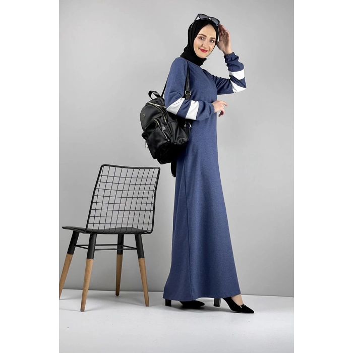 Moda Çizgi Tesettür Elbise
