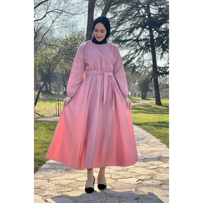 Moda Çizgi Tesettür Elbise