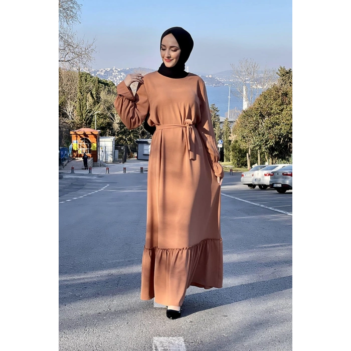 Moda Çizgi Tesettür Elbise