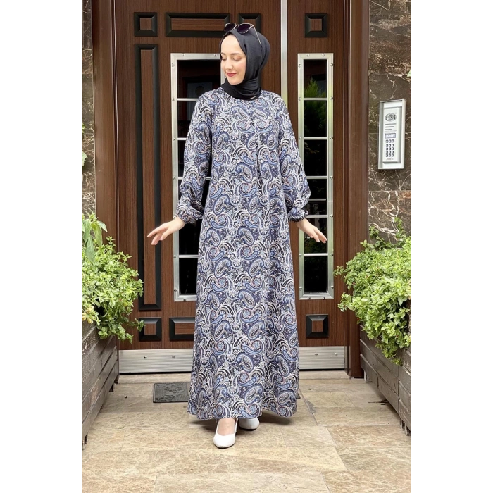 Moda Çizgi Tesettür Elbise