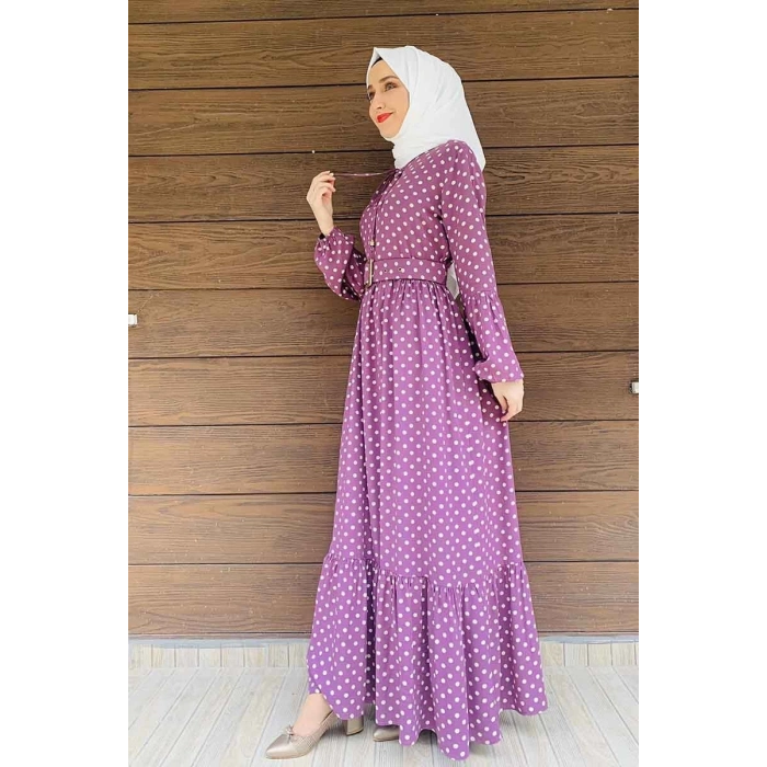 Moda Çizgi Tesettür Elbise