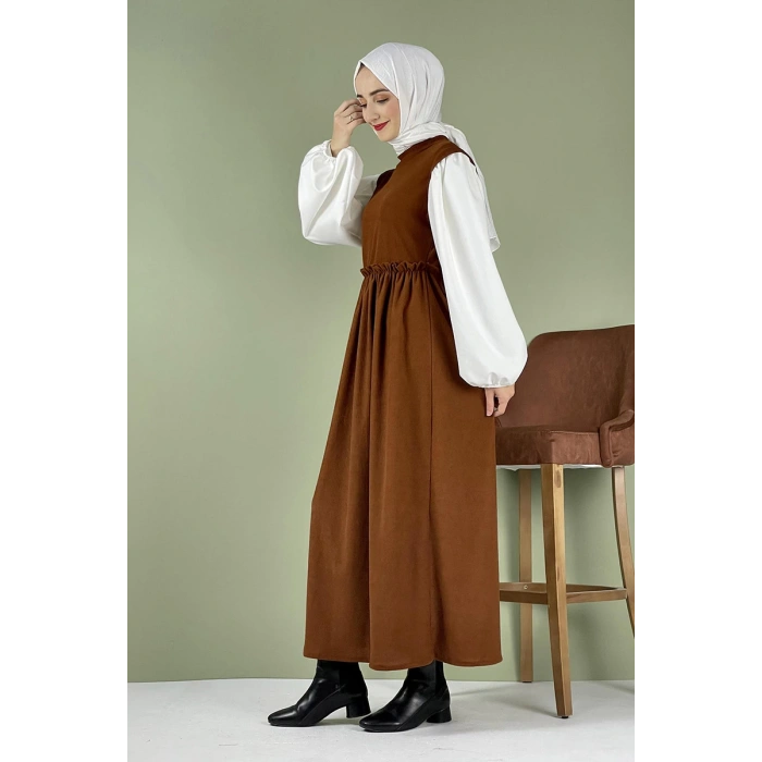 Moda Çizgi Tesettür Elbise