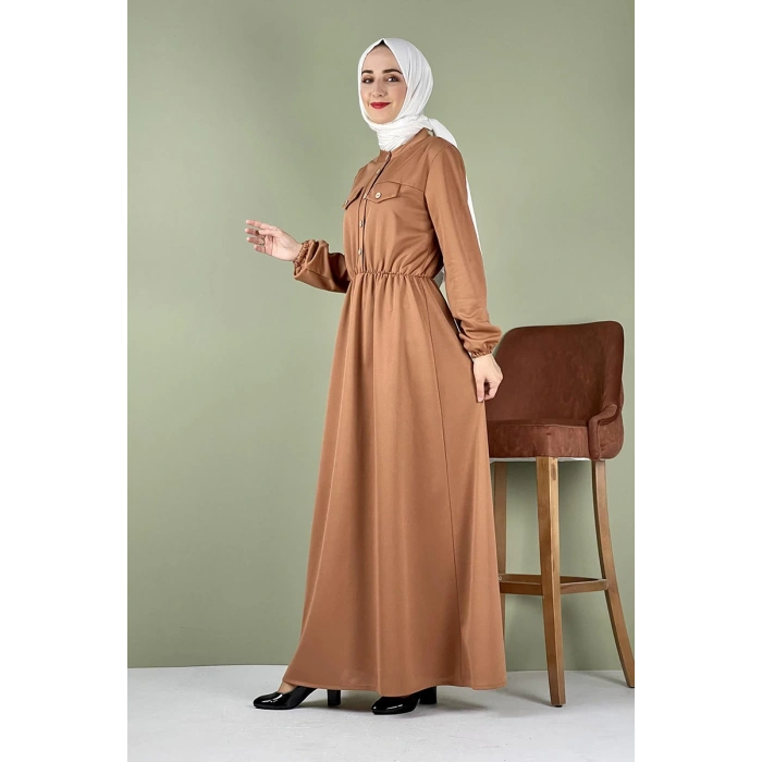 Moda Çizgi Tesettür Elbise