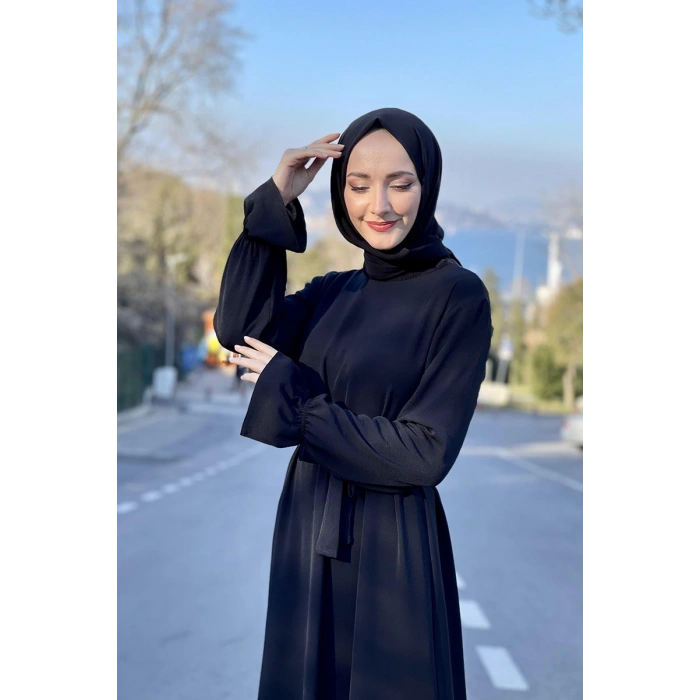 Moda Çizgi Tesettür Elbise