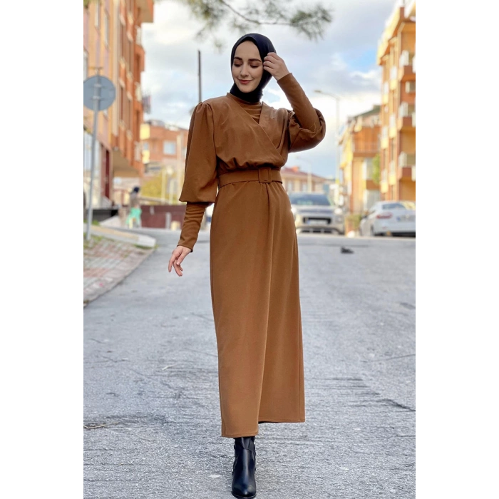 Moda Çizgi Tesettür Elbise