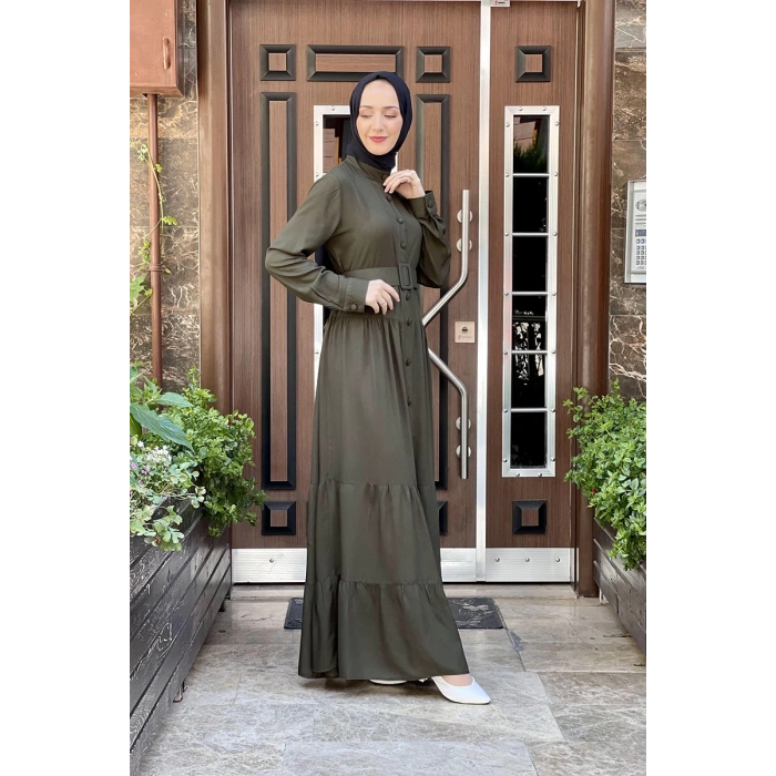 Moda Çizgi Tesettür Elbise