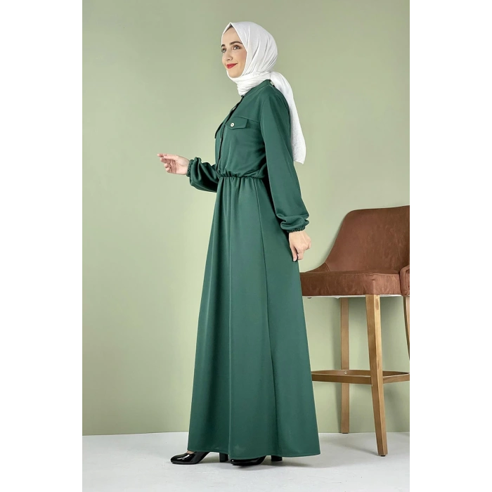 Moda Çizgi Tesettür Elbise