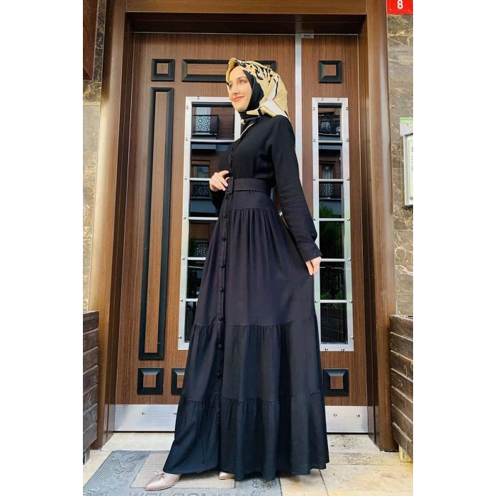 Moda Çizgi Tesettür Elbise