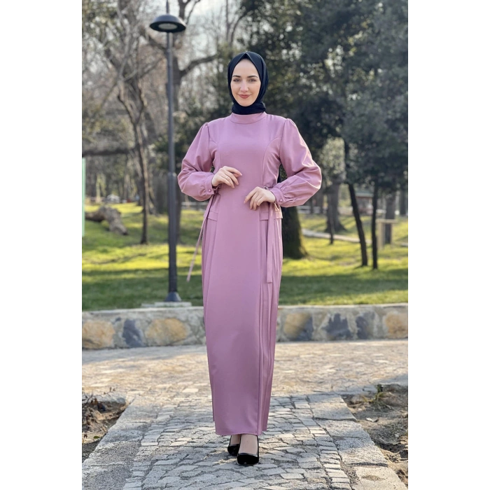Moda Çizgi Tesettür Elbise