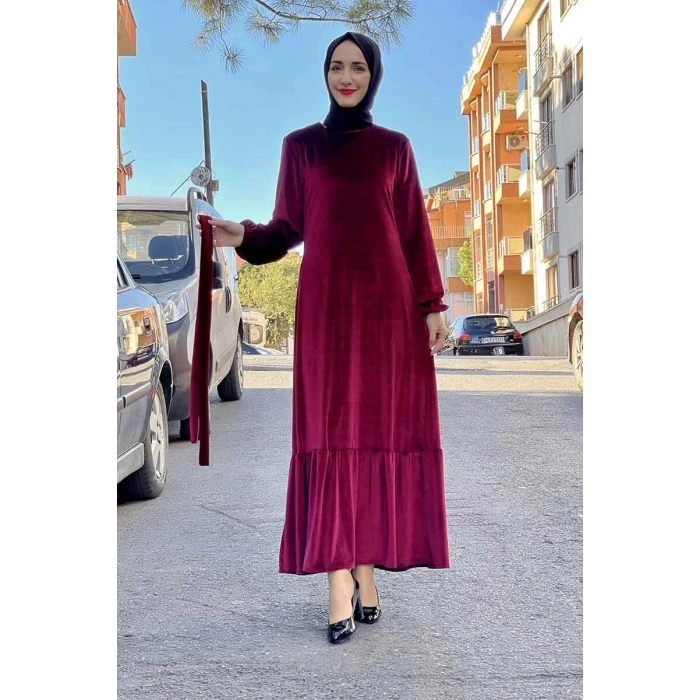 Moda Çizgi Tesettür Elbise