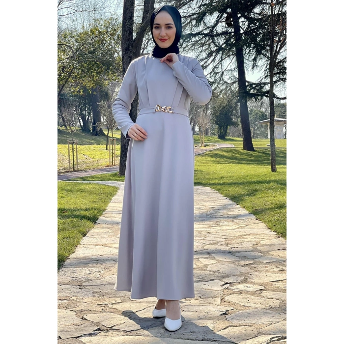 Moda Çizgi Tesettür Elbise