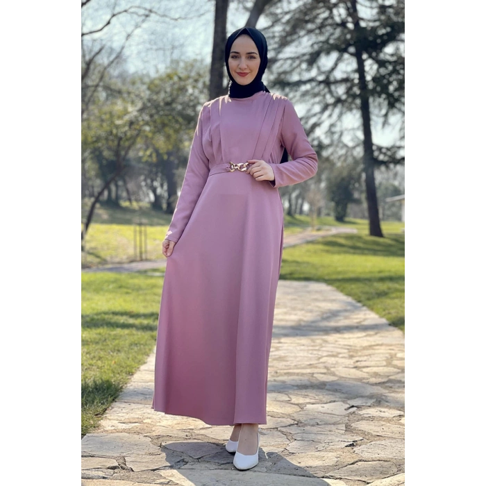 Moda Çizgi Tesettür Elbise