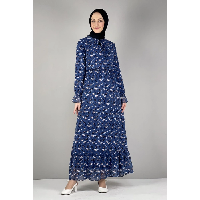 Moda Çizgi Tesettür Elbise