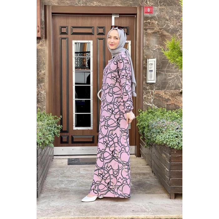 Moda Çizgi Tesettür Elbise