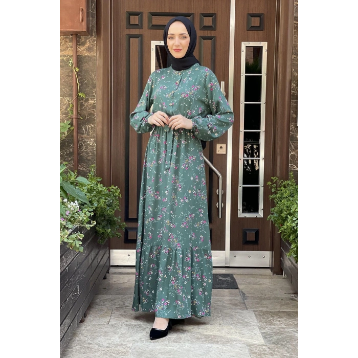 Moda Çizgi Tesettür Elbise