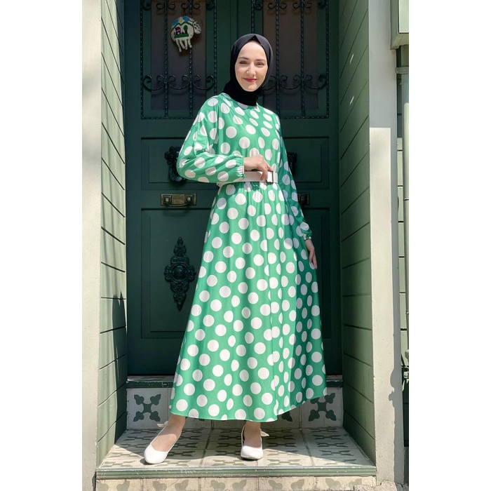 Moda Çizgi Tesettür Elbise