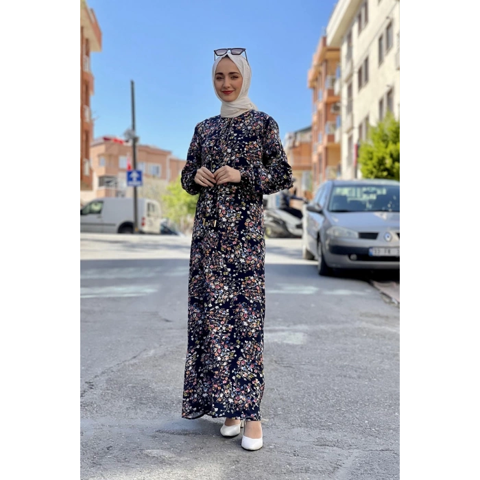 Moda Çizgi Tesettür Elbise