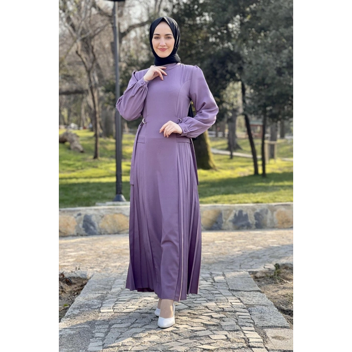 Moda Çizgi Tesettür Elbise