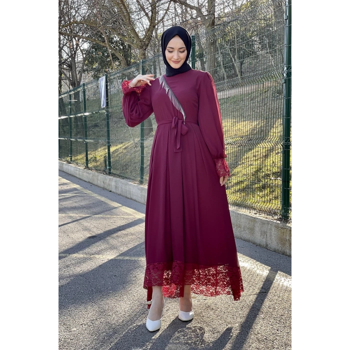 Moda Çizgi Tesettür Elbise