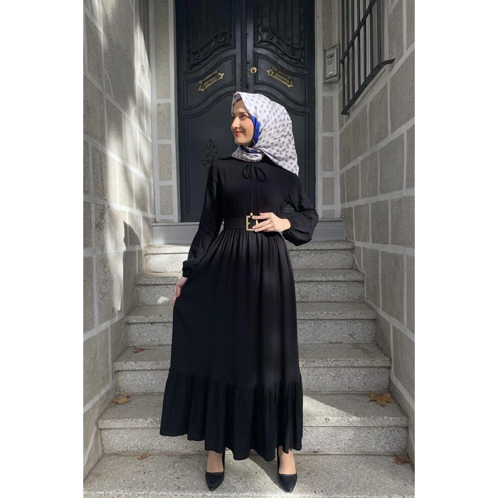 Moda Çizgi Tesettür Elbise