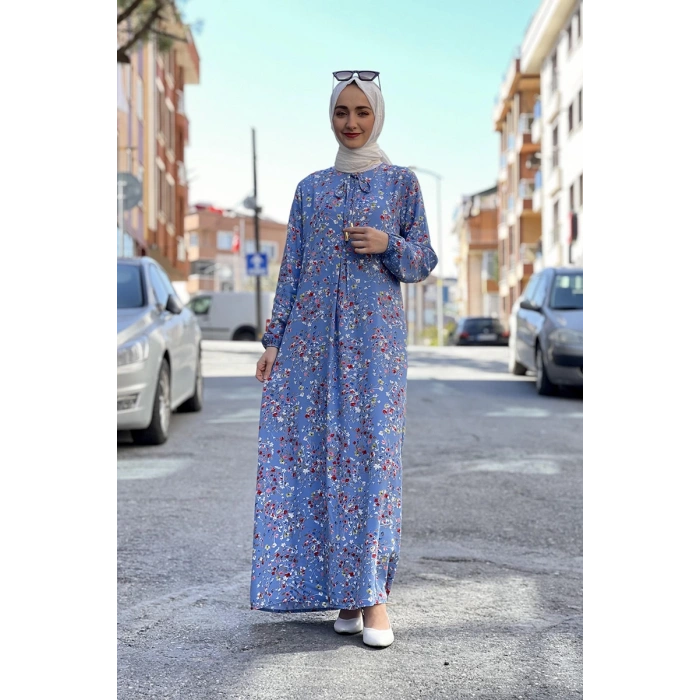 Moda Çizgi Tesettür Elbise