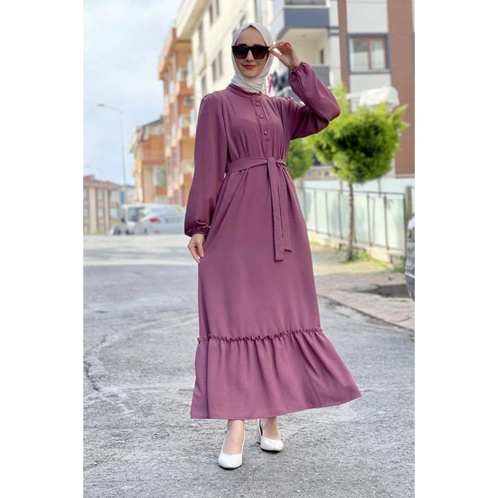 Moda Çizgi Tesettür Elbise