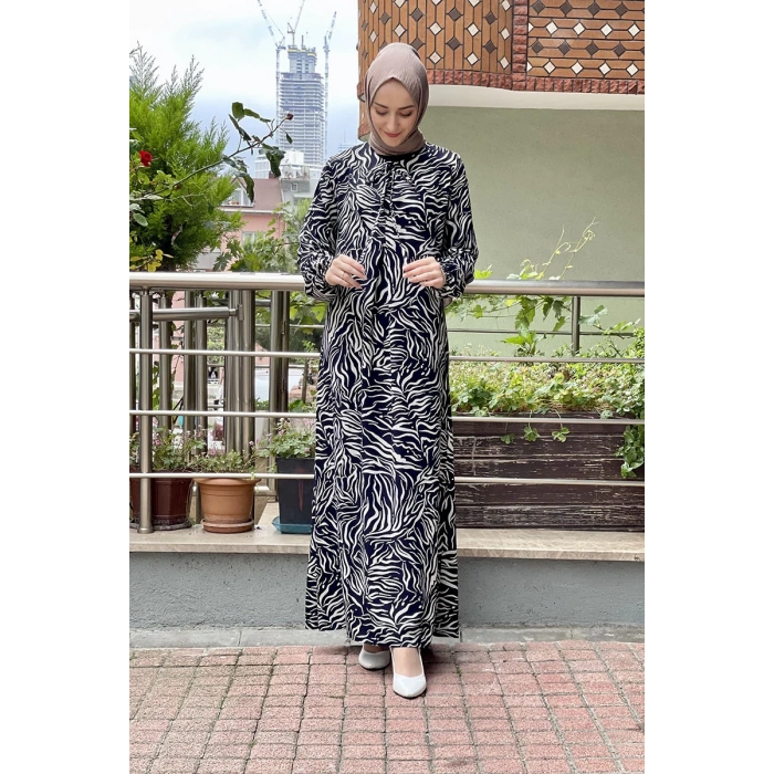 Moda Çizgi Tesettür Elbise