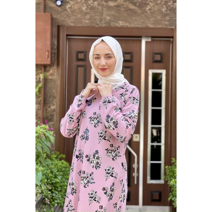 Moda Çizgi Tesettür Elbise