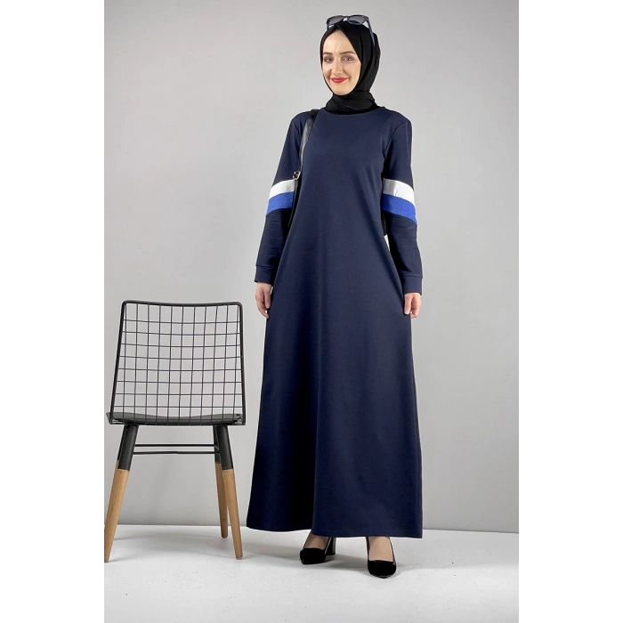 Moda Çizgi Tesettür Elbise