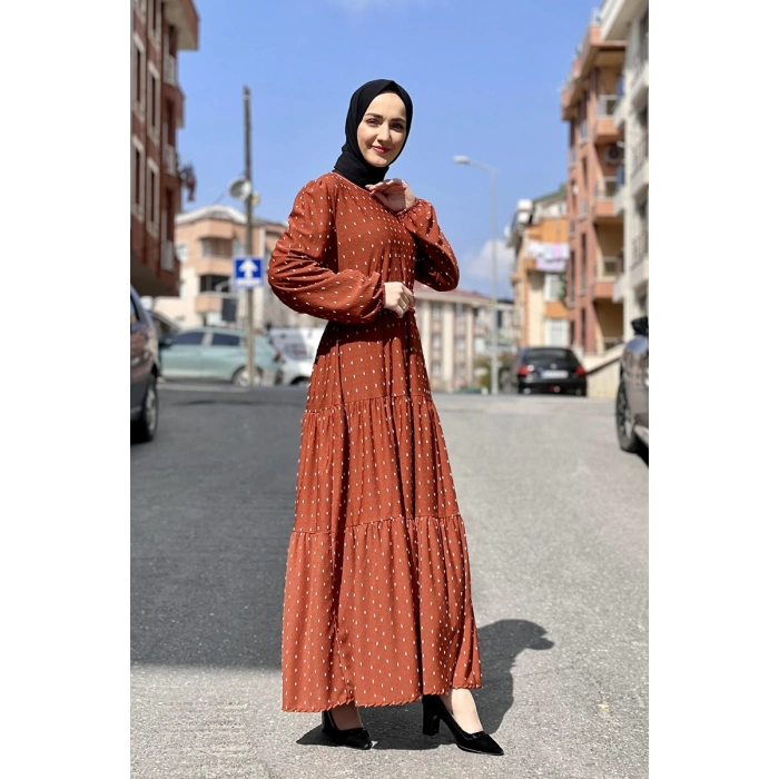Moda Çizgi Tesettür Elbise