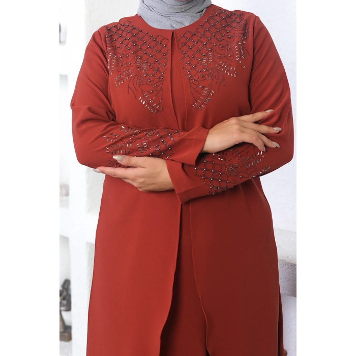 Moda Çizgi Tesettür Elbise