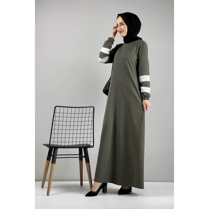 Moda Çizgi Tesettür Elbise
