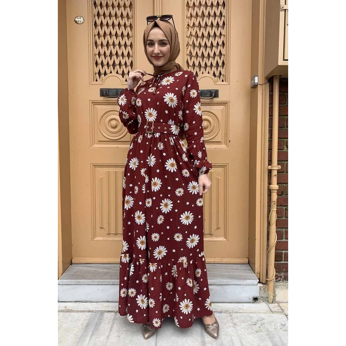 Moda Çizgi Tesettür Elbise