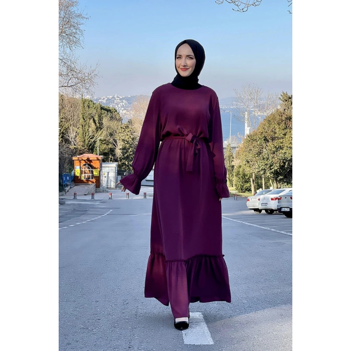 Moda Çizgi Tesettür Elbise