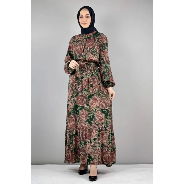 Moda Çizgi Tesettür Elbise