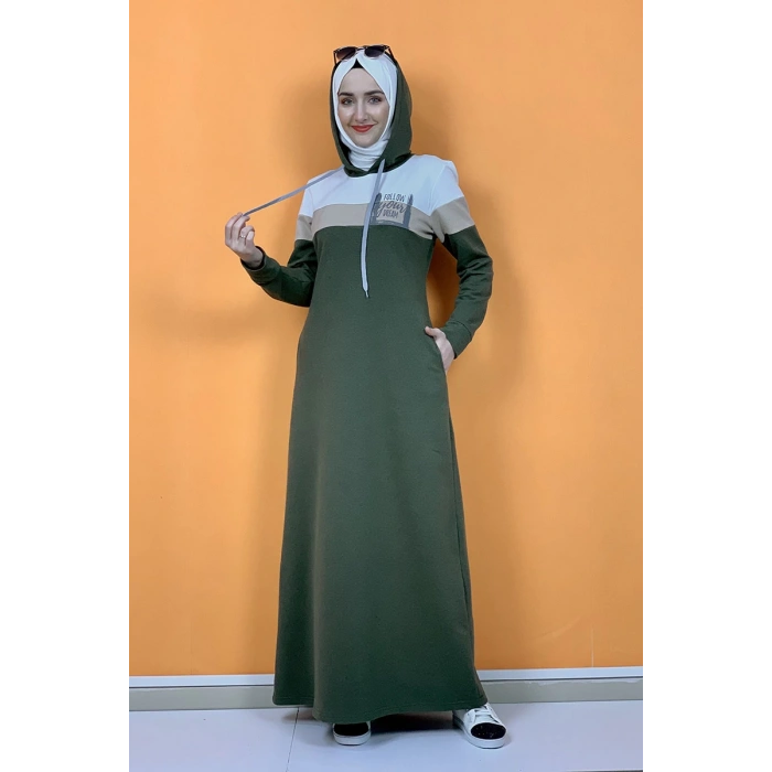 Moda Çizgi Tesettür Elbise