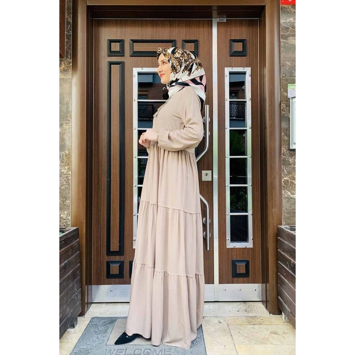 Moda Çizgi Tesettür Elbise