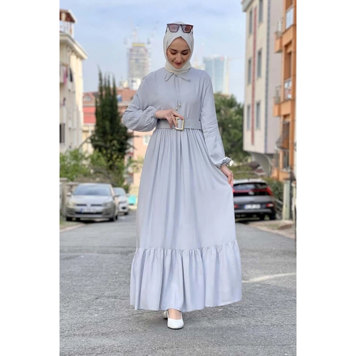 Moda Çizgi Tesettür Elbise