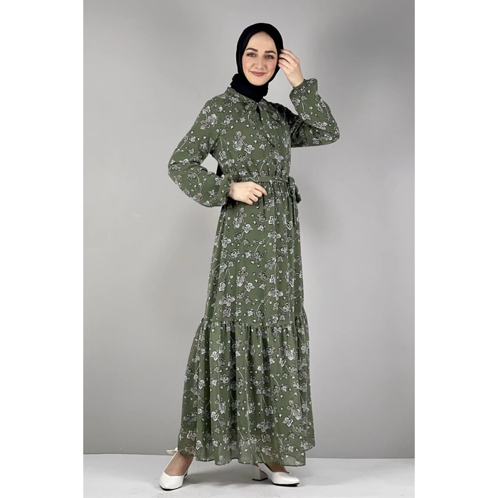 Moda Çizgi Tesettür Elbise