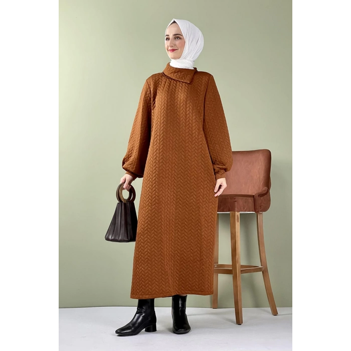 Moda Çizgi Tesettür Elbise