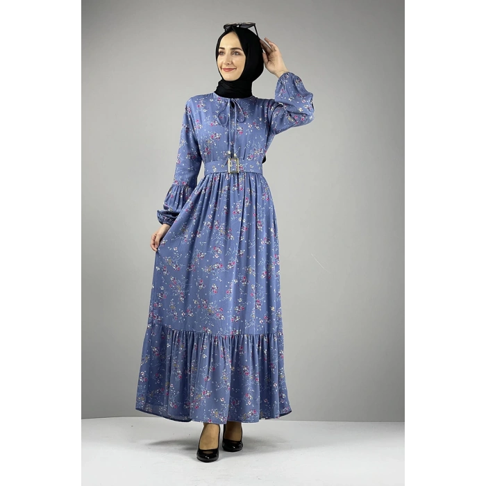 Moda Çizgi Tesettür Elbise