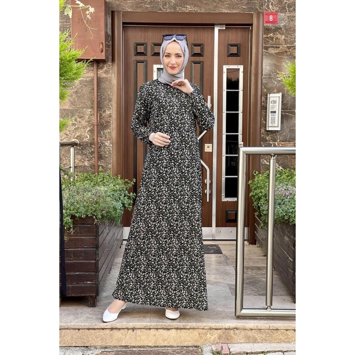 Moda Çizgi Tesettür Elbise