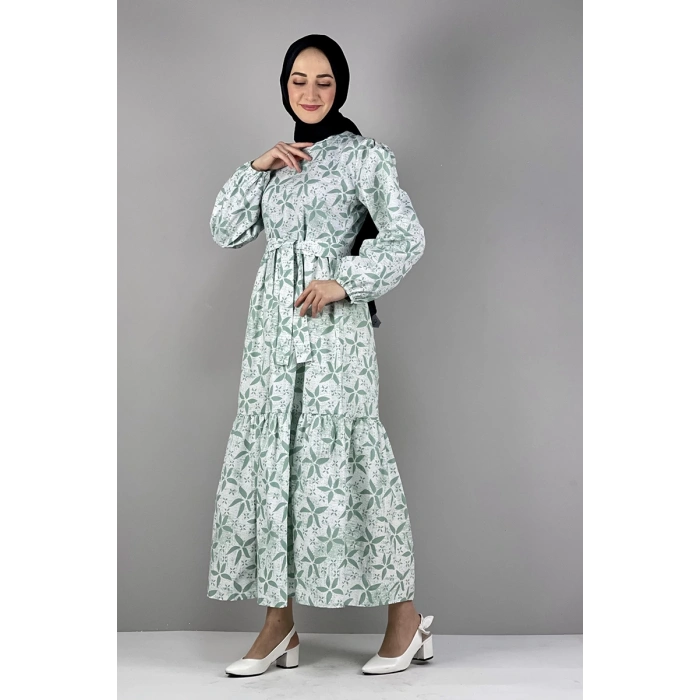 Moda Çizgi Tesettür Elbise