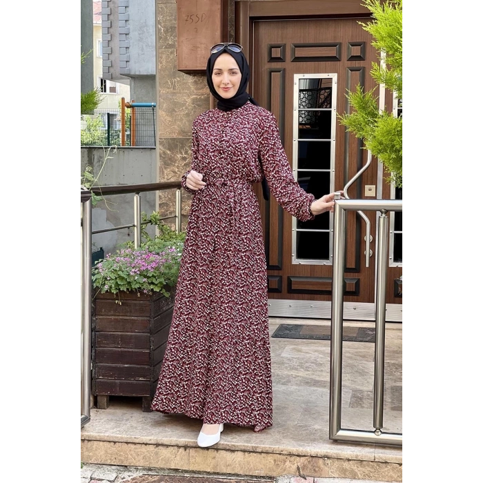 Moda Çizgi Tesettür Elbise