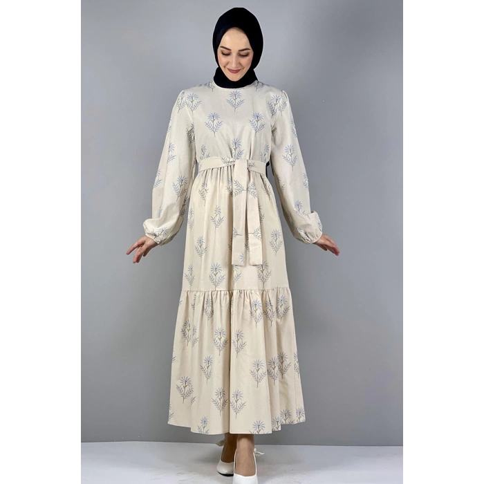 Moda Çizgi Tesettür Elbise