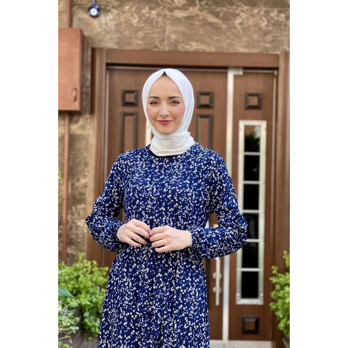 Moda Çizgi Tesettür Elbise